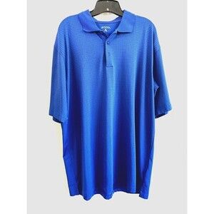 Antigua Collared Men's Top Size L Blue‎ Casual Golf Travel